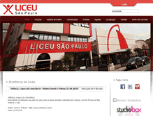 Tablet Screenshot of liceusaopaulo.com.br